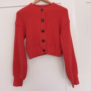 Free people cropped cardigan